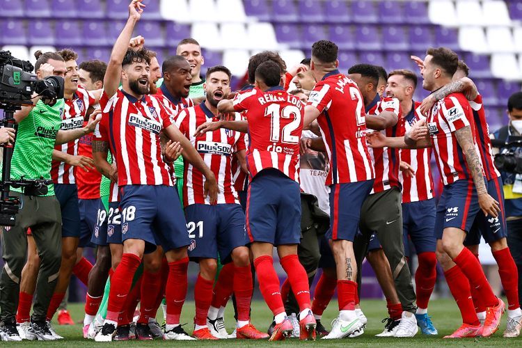 Taklukkan Real Valladolid, Atletico Madrid Juara Liga Spanyol