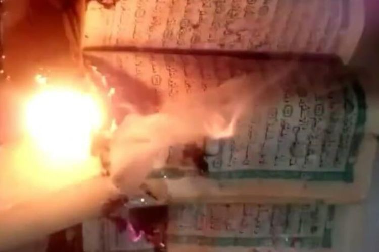 Viral Cewek Bakar Al-Quran Hingga Sebut Mampus ke Warga Gaza, Netizen Berang