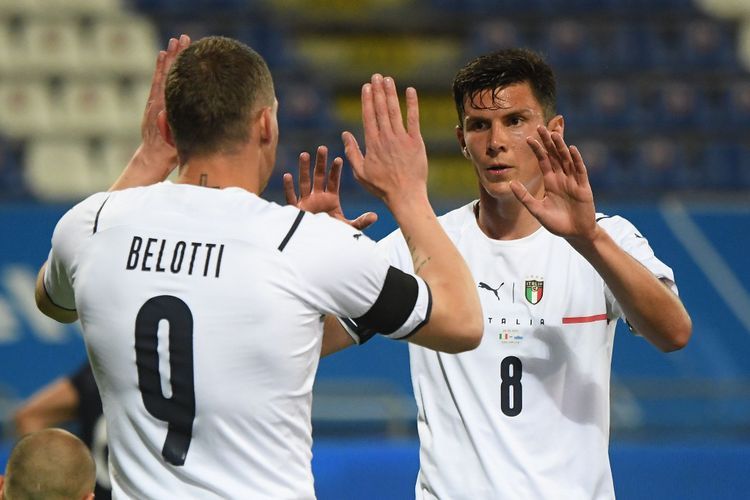 FOTO: Laga Persahabatan, Italia vs San Marino 7-0