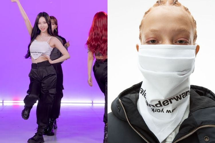 Karina aespa Rubah Masker Alexander Wang Jadi Baju Crop-Top