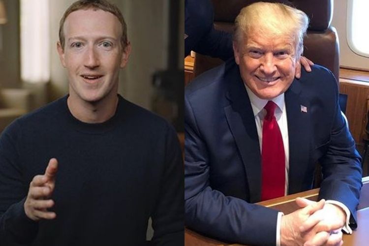 Akun Facebook-nya Diblokir Selama Dua Tahun, Donald Trump Marah-marah pada Mark Zuckerberg