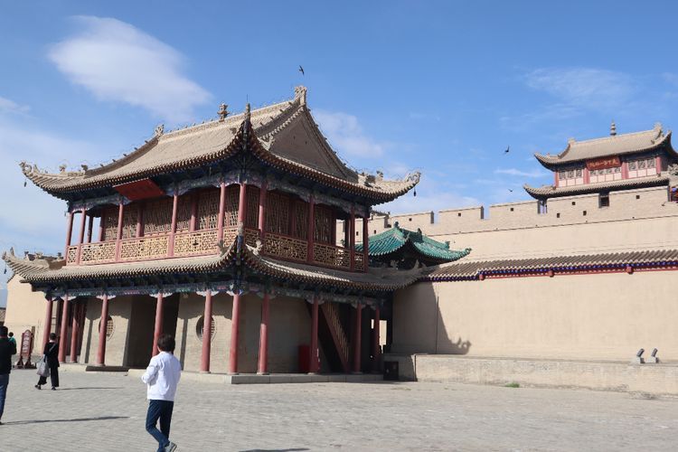 FOTO: Tembok Besar China di Gansu