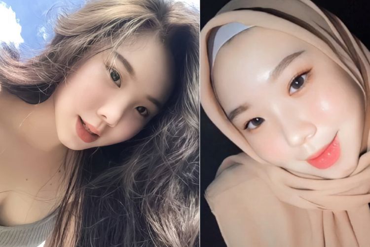 Viral Wanita Cantik Nyaman Pakai Jilbab Padahal Non Muslim, Ini Foto-fotonya