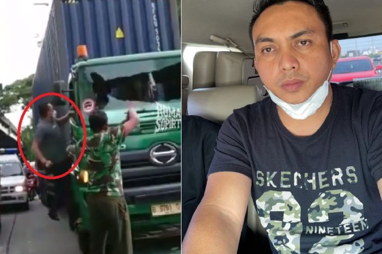Polisi Sebut Pengemudi Pajero Arogan Hajar Sopir Truk Sempat Buang Barang Bukti