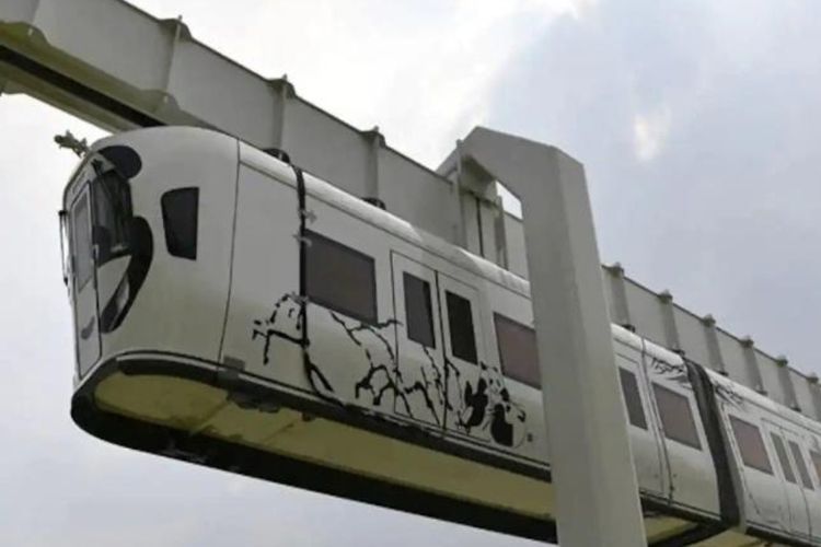 China Luncurkan Kereta Gantung Kaca Pertama di Dunia, Beri Pemandangan Indah ke Penumpang