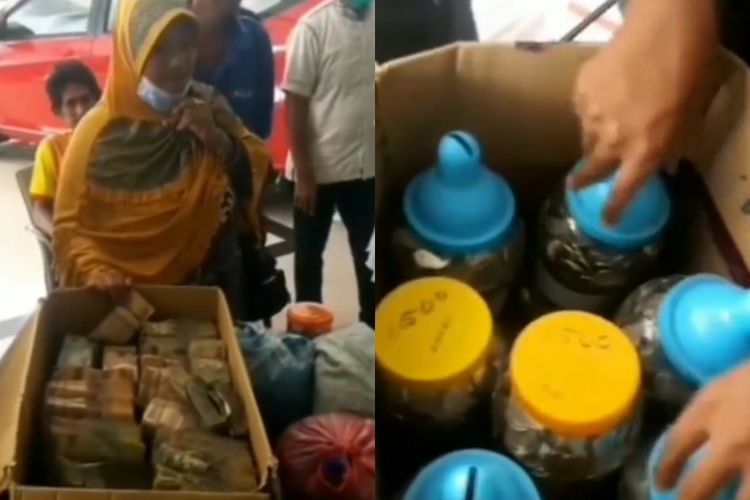 Salut! Ibu Rumah Tangga Beli Mobil Pakai Uang Koin Hasil Nabung 5 Tahun