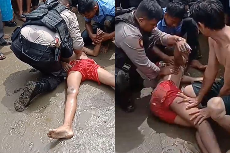 Viral Video Bocah Tenggelam saat Mandi di Pantai Bantayan Seunuddon Aceh Utara