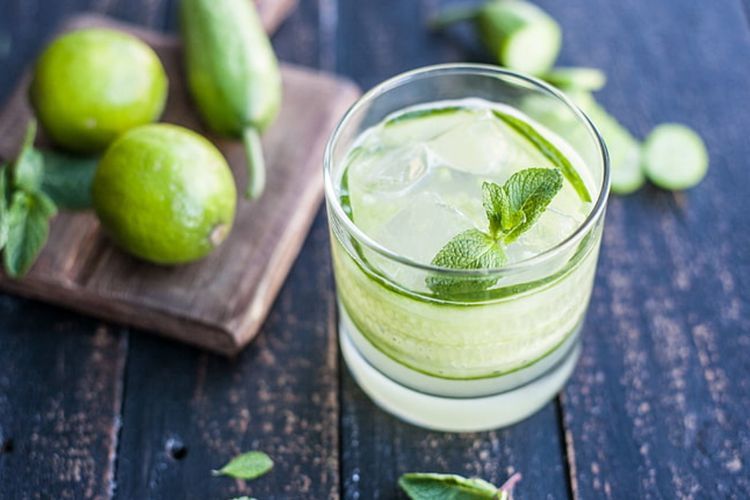 Nikmatnya Es Matcha Jeruk Mint Jika Diminum Saat Panas Begini