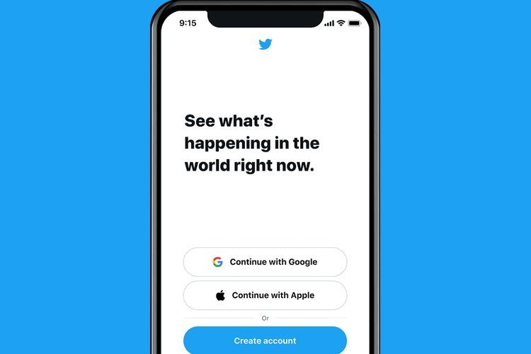 Mulai Hari Ini, Log In ke Twitter Sudah Bisa Pakai Akun Google atau Apple!