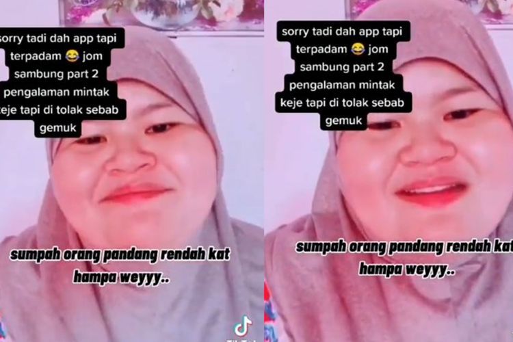 Ditolak Kerja Gegara Gemuk, Wanita Malaysia Ini Ungkap Ingin Diet Sambil Terisak Tangis