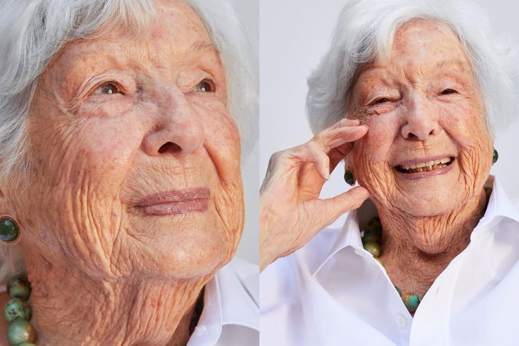 Nenek Buyut ini Jadi Model Produk Kecantikan, Usianya  Sudah 99 Tahun
