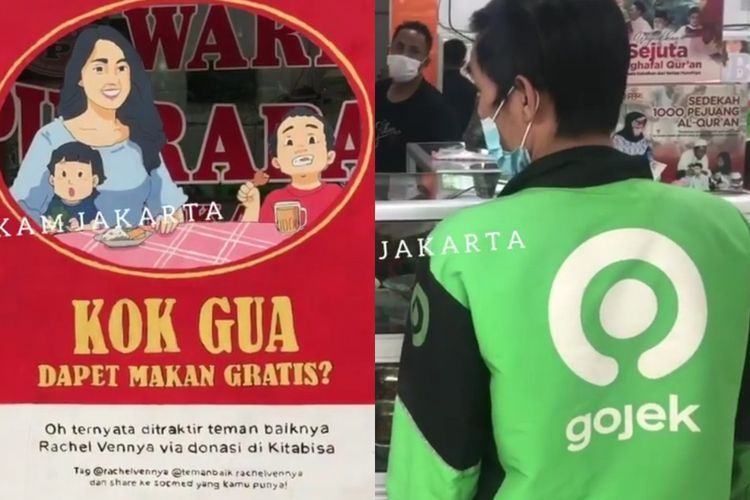 Salut! Rachel Vennya Buat Program Makan Gratis di Sejumlah Warteg Jakpus, Besok Terakhir