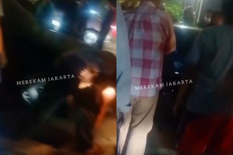 Video Laka Lantas di Dekat Terminal Pulogadung, Mobil dan Sepeda Motor Ringsek