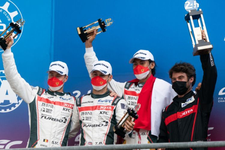 Naik Podium Balapan 24 Hours of Le Mans, Pebalap Indonesia Sean Gelael Cetak Sejarah