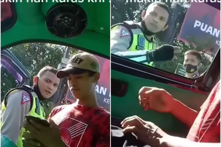 Viral Polisi Arogan, Lempar SIM Pengemudi Pickup: Tak Ada STNK Tidak Saya Kasih Jalan Kau!