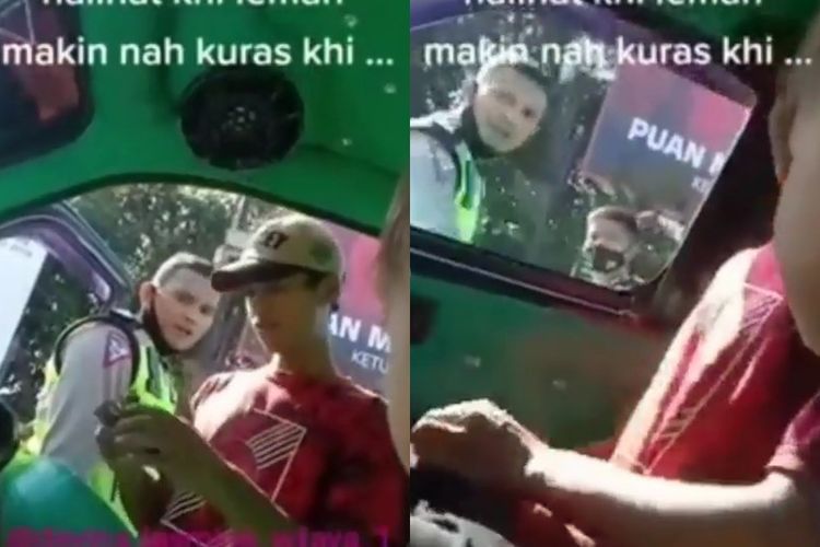 Arogan! Polisi Ini Bentak dan Lempar KTP ke Sopir di Depan Anak-anak, Tuai Kecaman Netizen