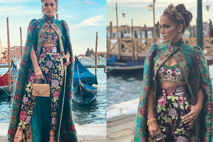 Jennifer Lopez Hadir di Fashion Show Dolce & Gabbana dengan Busana Avant-Garde