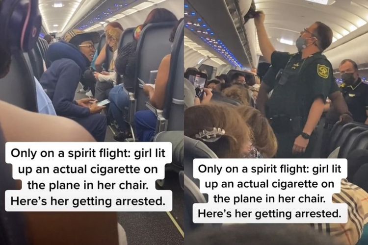 Wanita Ini Terpaksa Diusir Lantaran Tak Sabar Ingin Merokok saat Pesawat Baru Saja Landing