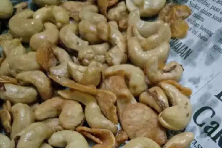 Resep Kacang Mete Goreng Bawang Putih