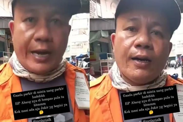 Miris! Gegera Uang Parkir, Ojol Cekcok dengan Jukir Hingga HP-nya Dibanting