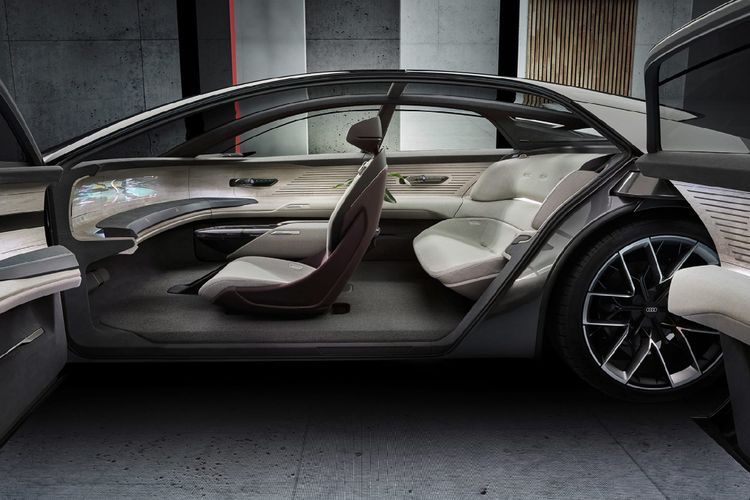 Melihat Interior Mobil Audi Grandsphere yang Terinspirasi dari Pesawat Jet Pribadi