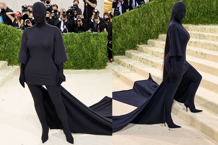 Sempat Bikin Heboh NYFW, Kini Kim Kardashian Kembali Jadi Sorotan di Met Gala 2021