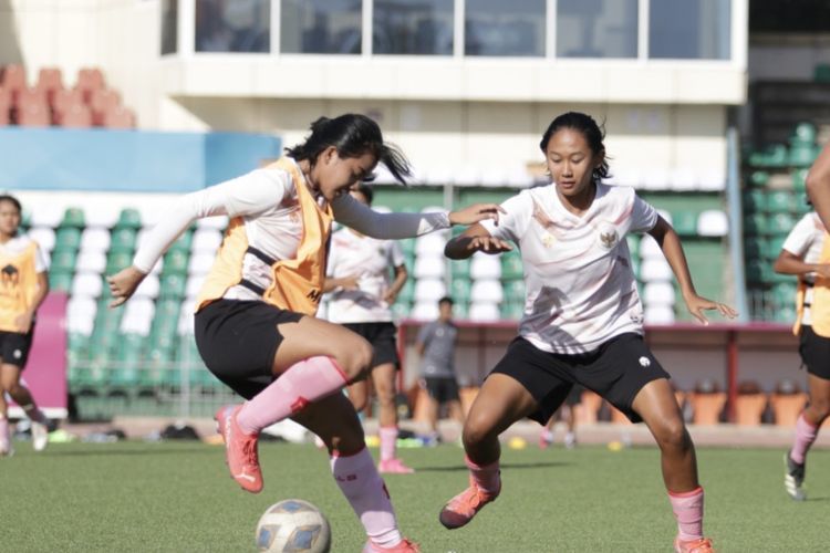 Penentu Langkah ke Piala Asia 2022,Timnas Wanita Indonesia Optimistis Kalahkan Singapura