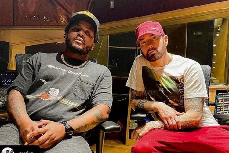 Tahun Penuh Kolaborasi, Eminem Kini Muncul di Album Terbaru Grip 'I Died For This'