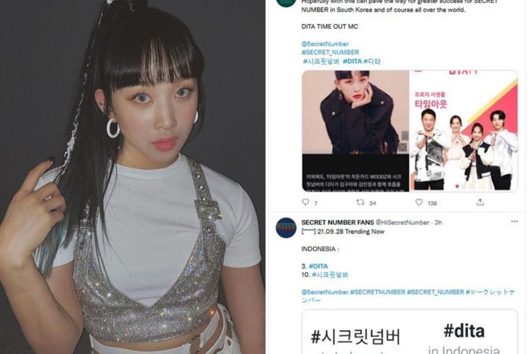Dita Karang Trending  Twitter Usai Didapuk Menjadi MC di Acara TV Korea Selatan