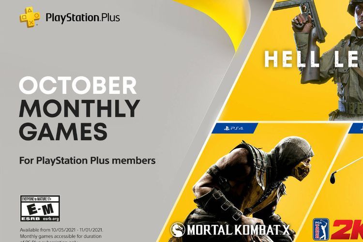 PlayStation Plus Bulan Oktober Gratiskan Game Mortal Kombat X Hingga PGA Tour 2K21