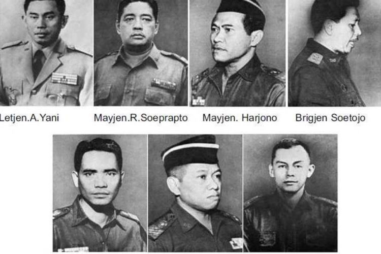 Kisah 7 Pahlawan Revolusi Indonesia yang Menjadi Korban G30S/PKI