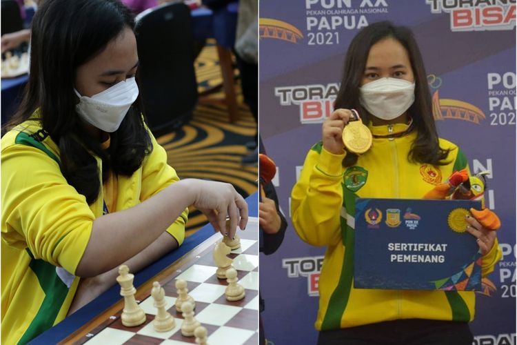 Kalahkan Irene Sukandar, Chelsie Monica Raih Emas Catur Kilat PON Papua