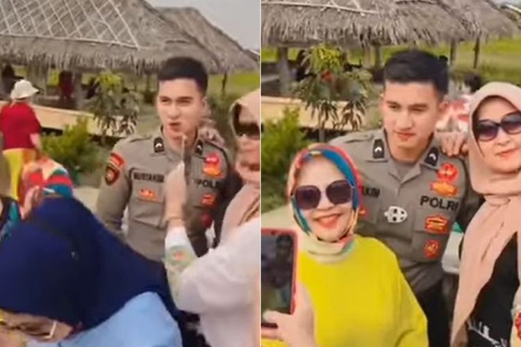 Viral Polisi Tampan Asal Aceh Jadi Rebutan Emak-emak untuk Selfie, Sampai Ada yang Antri