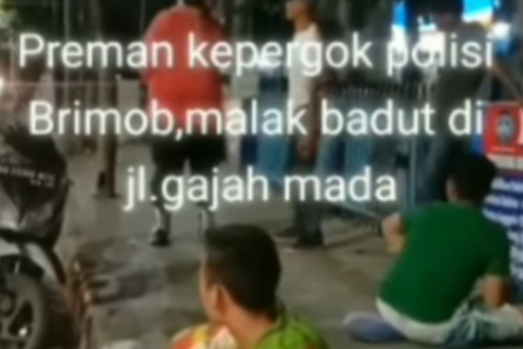 Palak Badut di Medan, Preman Ini Ciut Kepergok dan Ditantang Duel Polisi