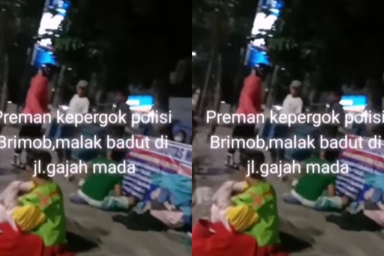 Viral Preman di Medan Ciut Dimarahi Polisi, Usai Kepergok Palak Badut