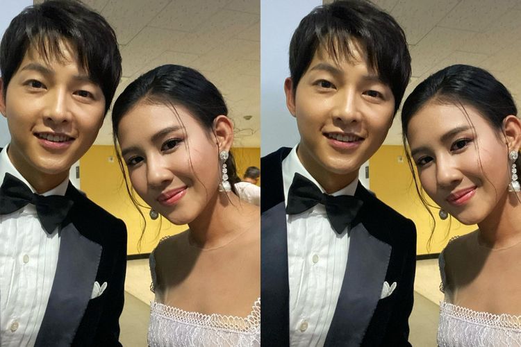 Bikin Iri! Shenina Cinnamon Unggah Foto Bareng Song  Joong Ki