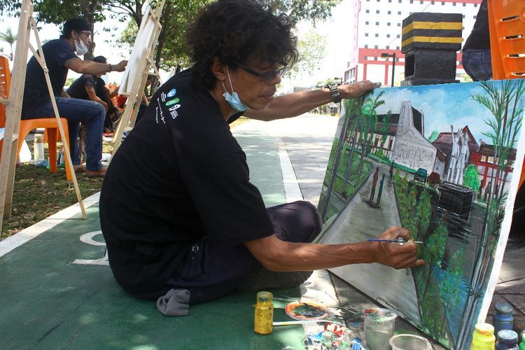 FOTO: Lomba Melukis di Museum Kalbar