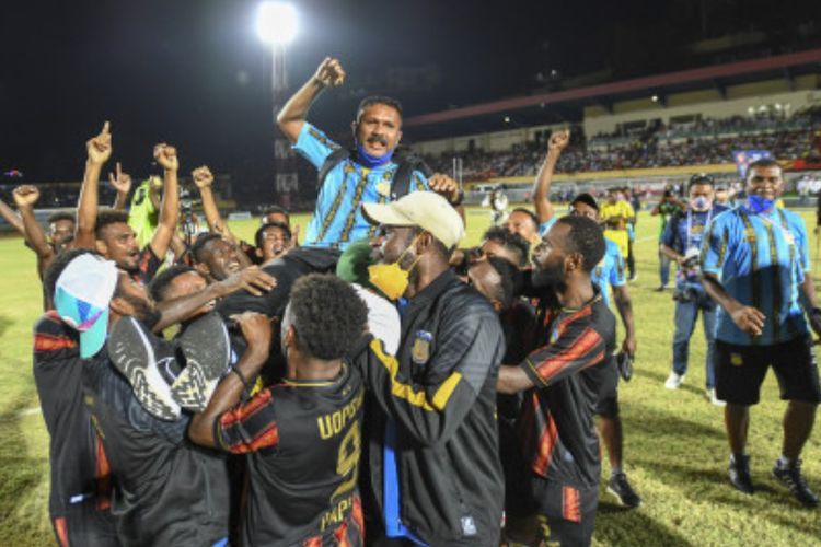 Tundukkan Aceh 2-0, Papua Gondol Medali Emas Sepak Bola Putra PON