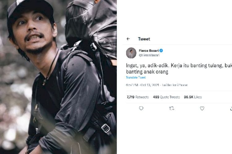 Sindir Oknum Smackdown, Fiersa Besari: Kerja Itu Banting Tulang, Bukan Banting Anak Orang