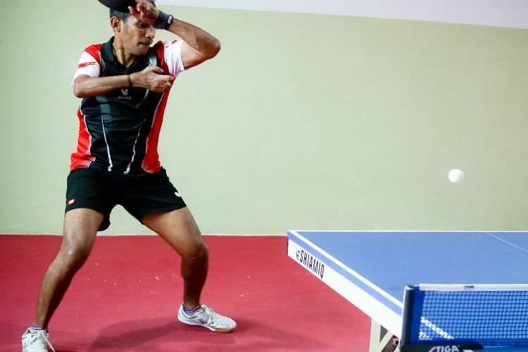 Latihan Atlet Tenis Meja Paralimpik DKI Jakarta, Berikut Foto-fotonya