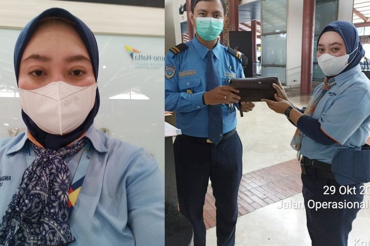 Cleaning Service Bandara Soetta Kembalikan Dompet Berisi Cek Rp35,5 Miliar, Ini Fotonya