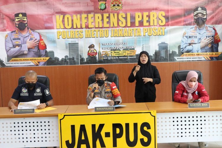 Sepekan Operasi Nila 2021, Polres Jakpus Berhasil Sita 23 Kg Sabu