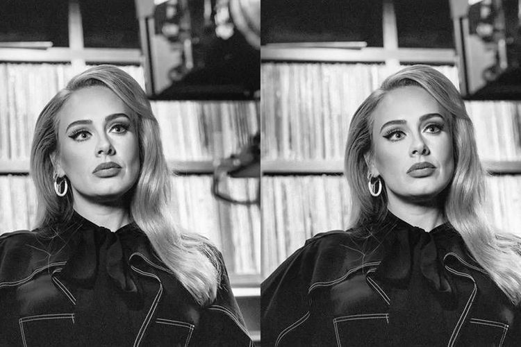 Adele Tampil Menawan dengan Kemeja Burberry ketika Wawancara Bersama Apple Music