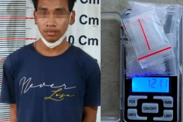 Sembunyikan 12,11 Gram Sabu dalam Kotak Rokok, Remaja di Langkat Ditangkap