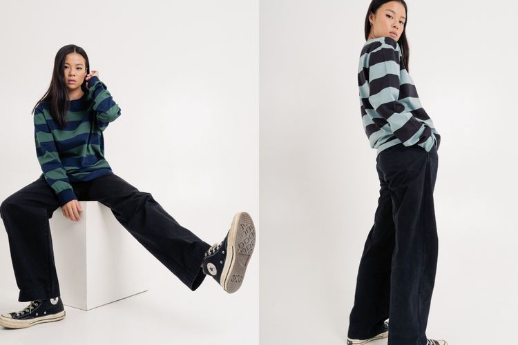 Real Heavy Rilis Koleksi Pakaian T-shirt & Longsleeve Striped Terbaru!