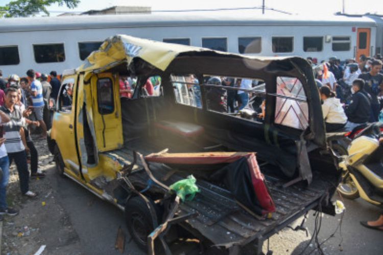 Korban Kecelakaan Angkot Vs Kereta Api di Medan Bakal Dapat Santunan dari Jasa Raharja 
