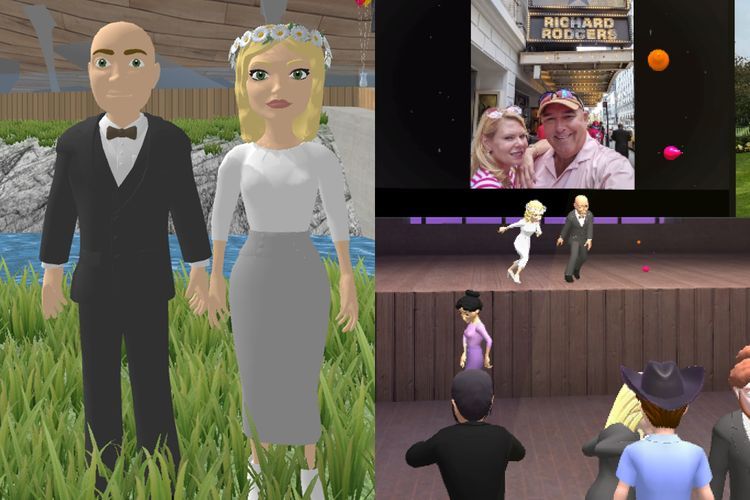 Mengejutkan! Pasangan Ini Jadi yang Pertama Menikah Pakai Teknologi Metaverse dan Avatar