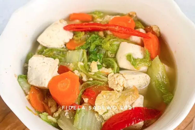 Nikmatnya Cah Sawi Putih Tahu untuk Makan Siang Hari Ini