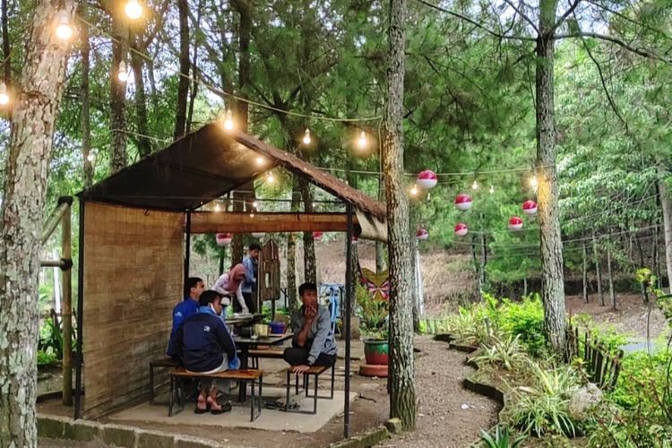 Cuma di Sini, Ngopi di Tengah Hutan tapi Viewnya Kota Batu dan Malang!