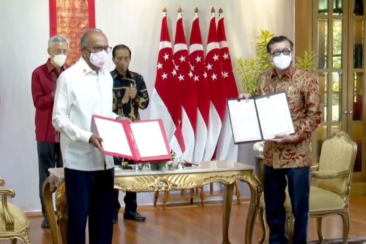 Indonesia-Singapura Sepakati Perjanjian Ekstradisi, Yasonna: akan Ciptakan Efek Gentar